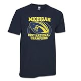 Michigan Wolverines NCAA 1997 Short Sleeve T-Shirt (Small)