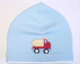 ~ Jamie Rae Baby Blue w/ Felt Dump Truck Beanie Hat