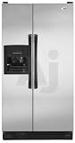 Review Amana  / Amana ASD2522WES 25.1 cu. ft. Side-by-Side Refrigerator with 3 Adjustable SpillSaver Glass Shelves, Gallon Door Bins, Clear Snack Drawer and External Ice/Water Dispenser: Stainless Steel