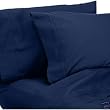 1200 Thread Count Queen 4pc Bed Sheet Set Egyptian Cotton Deep Pocket Navy