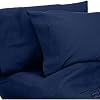 1200 Thread Count Queen 4pc Bed Sheet Set Egyptian Cotton Deep Pocket Navy