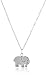 Sterling Silver Elephant Pendant Necklace, 18