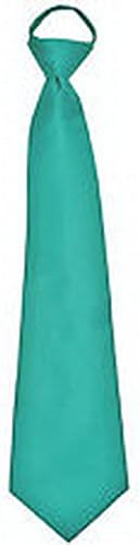 William Design Polyester Mens pre tied neck tie only wedding prom aqua blue wd-14899