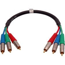 New Canare Premium 3 Channel Rca Home Theater Cable 6 Foot Color Coded Channel For Easy Install