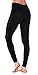Sofra Women's Full Ankle Length Seamless Leggings (Ankle Length, Black)