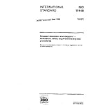 ISO 11448:1997, Powered shredders and chippers - Definitions, safety requirements and test procedures