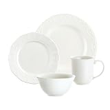 Paula Deen 16-pc. Whitaker Dinnerware Set, Vanilla