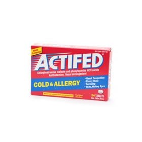 Actifed Cold & Allergy, Tablets 24 ea