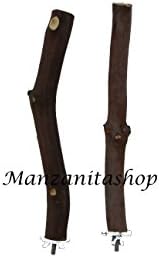Manzanitashop Bird Perches 8"-10" Long 2-Pack