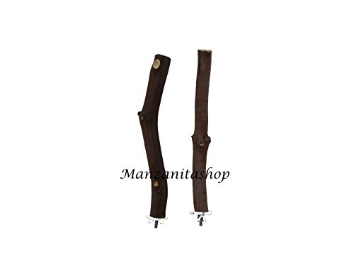 Manzanitashop Bird Perches 8"-10" Long 2-Pack