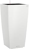 Lechuza Cubico Color 40 Planter, White Matte