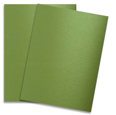 Shine LIME SATIN - Shimmer Metallic Paper - 8.5 x 11 - 80lb Text (118gsm) - 25 PK