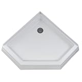 American Standard 3838.NEOTS.020 Town Square 38-by-38-Inch Neo-Angle Corner Shower Base with Integral Water Retention and Tiling Flange, White