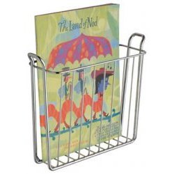 Classico Magazine Rack (Chrome) (8.5"H x 10.5"W x 3.5"D)