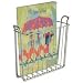 Classico Magazine Rack (Chrome) (8.5"H x 10.5"W x 3.5"D)