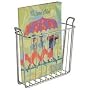 Classico Magazine Rack (Chrome) (8.5"H x 10.5"W x 3.5"D)