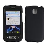 For AT&T LG Thrive P506 Accessory - Rubber Black Hard Case Cover