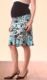secret fit belly tm knee length a line floral maternity skirt
