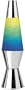 Lava Lite 1784-6 Tinted Mystical Glitter Lamp with Skins and Silver Base, 10-Inch, Yellow/Green/Blue