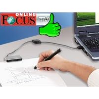 Digitaler Notizblock / Malblock mit Handschrift-Erkennung