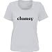 clumsy *Bella Ladies/ JUNIORS Short Sleeve Scoop Neck FITTED TEE (T-Shirt) Various Co...