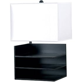 Kenroy Home Inbox Table Lamp with 15 inch White Square shade