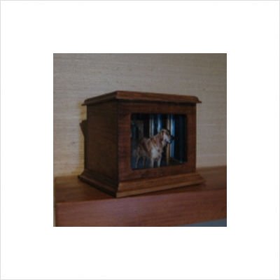 Solid Cherry Wood Forever Pet Urn Size: Large