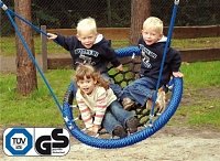 Imagen 2 de LoggyLand 9171 - columpio nido con asiento abatible 120 cm Ø - TÜV / GS