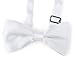 CNACCASU Men Formal Satin Banded Bow Tie Tuxedo Ties(FBA)
