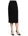 Jones New York Women's Long Pencil Skirt, Black, Large
