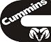 Cummins dodge vinyl lettering decal sticker