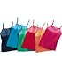Tie-Dye d Ladies Tone-on-Tone EKG Spaghetti Strap Tank Top