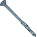Wej-It Steel Concrete Screw, Zinc Plated Finish, Flat Head, Phillips Drive, 3-1/4" Length, Made in US (Pack of 100)
