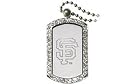 Crystal Dog Tag San Francisco Giants