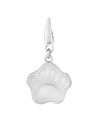 Sterling Silver PAW PRINT Charm