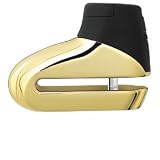 ABUS MOTORCYCLE SCOOTER DISC LOCK - PROVOGUE 305 BRAKE SMALL DISC LOCK - GOLD - NEW by Abus