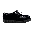 1 Inch MENS SIZING Creepers Black Suede Gothic Shoes Rockabilly Syle