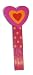 Kitchen & Housewares : Fun and Funky Heart Shaped Wooden Bookmark. Styled in Bright, Vibrant Colours to Encourage the Enjoyment of Reading - Ideal Children's Gift, Great for a Birthday Presents, Party Bag or Well Done Reward. P&P Only £2 - Sent Same Day.