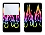 Rainbow Neon Flames Design iPod classic 80GB/ 120GB Protector Skin Decal Sticker
