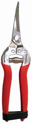 Corona Clipper AG 4940SS Stainless Steel Long Curved Grapevine Snips / Pruners - Quantity 6