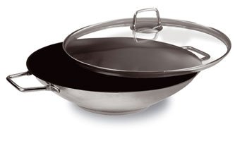 Schulte-Ufer 66520-34 Wok Wega beschichtet, inkl. Zubeh&ouml;r, 34 cm, 4,50 l