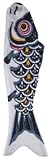 Black Koi Fish-37 Wind Sock