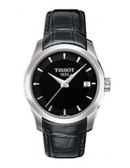 Tissot Womens T035.210.16.051.00 Black Dial Couturier Watch