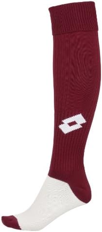 Lotto Football Team Socks Maroon/White size 12-2