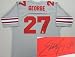 Eddie George Ohio State Buckeyes Headmaster Gray Jersey