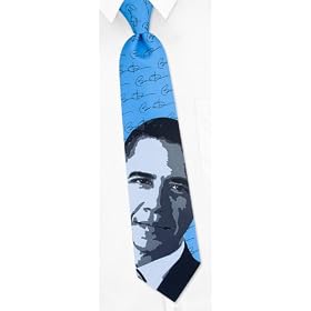 Barack Obama Extra Long Tie by The American Necktie Co - Blue Microfiber