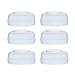 Maymom Screw Lids Aka Travel Caps with Rewritable Sealing Disc for Avent, Maymom Wide Mouth Bottles; Cap Replace Avent Natural Bottle Sealing Ring and Sealing Disc,6pcs/1set.