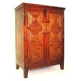 TV/Media Cabinet (Golden Brown) (58H x 41W x 25D)