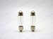 Number Plate Licence Plate Interior Clear Halogen Festoon bulbs 239 C5W SV8 36mm that will Fit Lada Riva 1983
