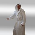 Hooded Terry Bathrobe. 9 Colors Available. Full Length 51 Inches